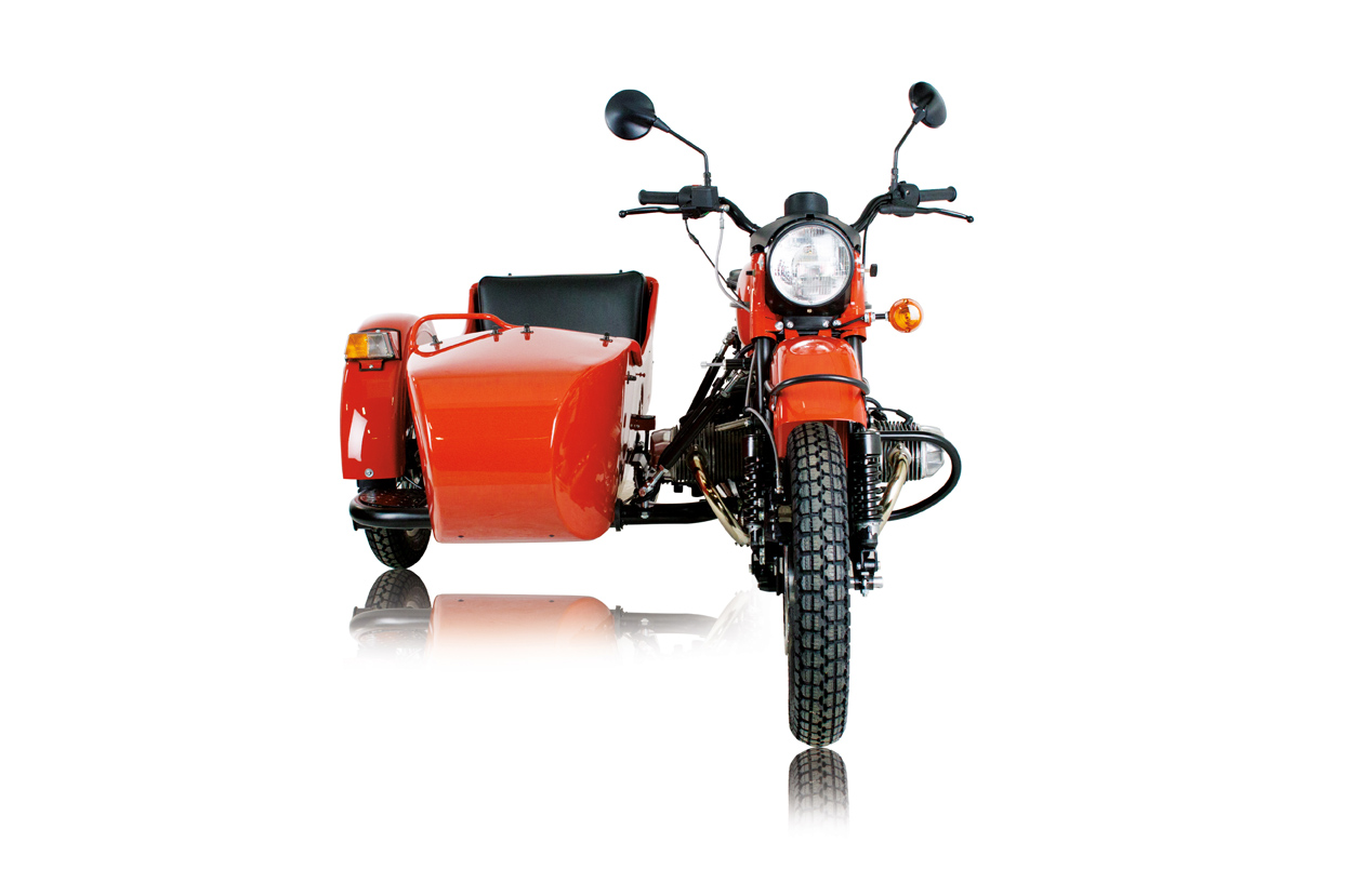 Schrott Metall Kunst Motorrad Ural Blinker